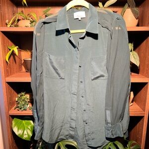 Phillip Lim Forest Green Blouse